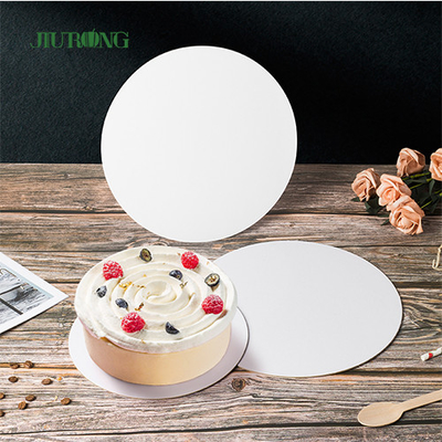 LFGB Papan Kue Sekali Pakai Putaran Pad Piring Kue Drum Emas