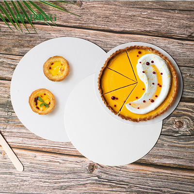 LFGB Papan Kue Sekali Pakai Putaran Pad Piring Kue Drum Emas