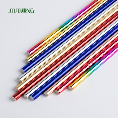 6mm 8mm 12mm Sedotan Minum Kompos Dibungkus Secara Individual PLA Biodegradable