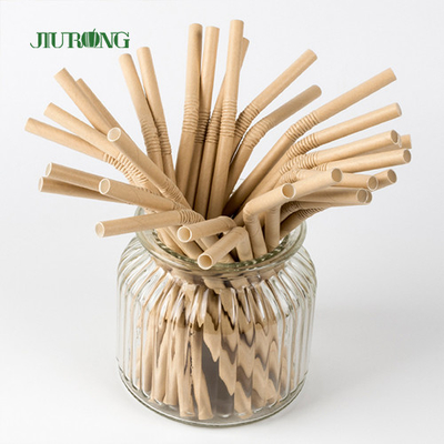 135mm Panjang Biodegradable Paper Straw Untuk Minuman Minum