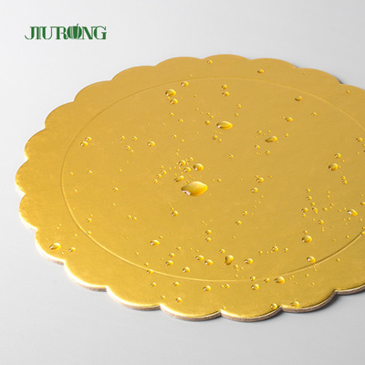 Pemegang Papan Kue Sekali Pakai Emas Biodegradable 12-14 Inch