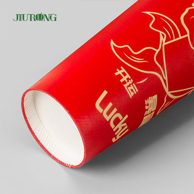 Cangkir Kertas Biodegradable Kustom 500ml Pencetakan Flexo Berbasis Air