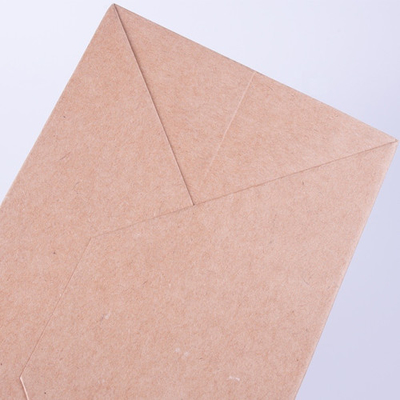 Pegangan Datar Disesuaikan Kantong Kertas Biodegradable Ramah Lingkungan 280mm Logo Cetak