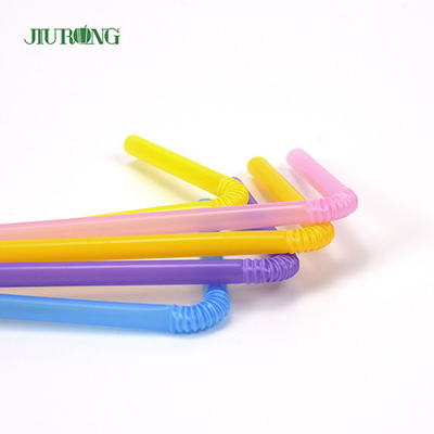 Sedotan Sekali Pakai Ramah Lingkungan Biodegradable Plastik Berwarna 4.6 * 150mm
