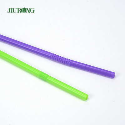 Sedotan Sekali Pakai Ramah Lingkungan Biodegradable Plastik Berwarna 4.6 * 150mm