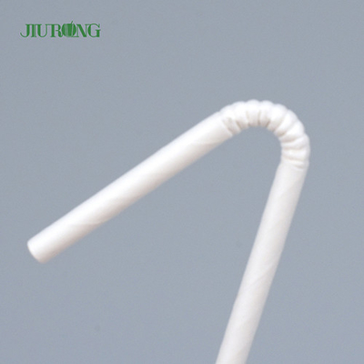 Sedotan Kertas Biodegradable 150mm Bendy