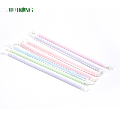 Kertas Jerami Plastik Biodegradable Ramah Lingkungan dibungkus 4.6 * 168mm
