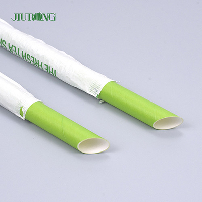 Jiurong Food Grade Biodegradable Paper Sedotan Ramah Lingkungan Natal