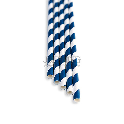 Cocktail Drink Biodegradable Paper Straw 6 * 197mm Ramah lingkungan