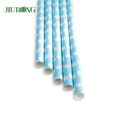 Restoran Kraft Sedotan Kertas Ramah Lingkungan Biodegradable 12 * 230mm