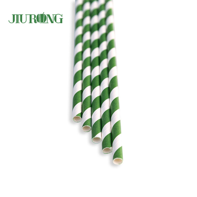 Makanan Cepat Saji Biodegradable Paper Straw Kertas Kraft Tabung Lurus