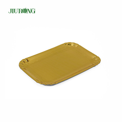 Jiurong Custom Printed Biodegradable Paper Plates ISO9001 Disetujui
