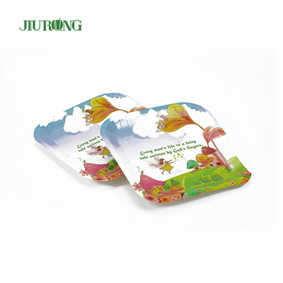 Lapisan UV Pelat Kertas Biodegradable Food Grade Laminasi Matt yang Dapat Didaur Ulang