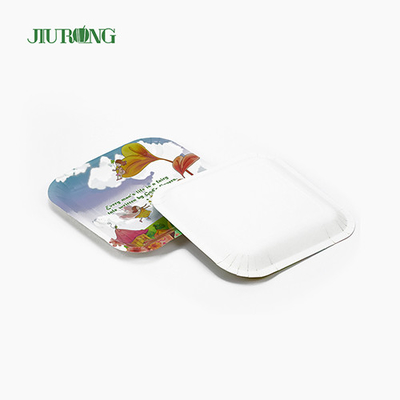Lapisan UV Pelat Kertas Biodegradable Food Grade Laminasi Matt yang Dapat Didaur Ulang