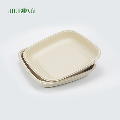Bagasse Takeaway Piring Kertas Tebu Sekali Pakai Biodegradable