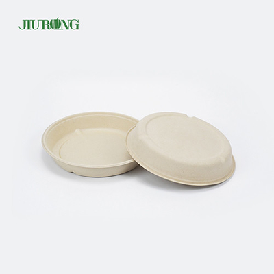 Wadah Makanan Tebu Sekali Pakai Hamburger Bagasse Paper Tray