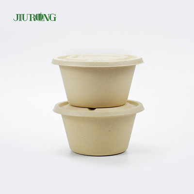 Wadah Makanan Tebu Ramah Lingkungan Biodegradable Bagasse Takeaway Box 600ml