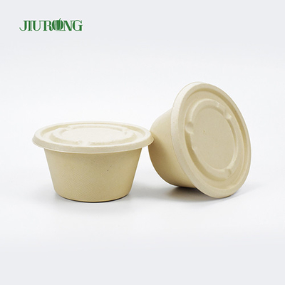 Wadah Makanan Tebu Ramah Lingkungan Biodegradable Bagasse Takeaway Box 600ml