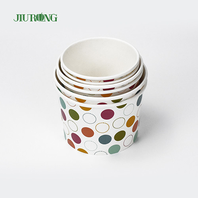 Food Grade Biodegradable Paper Cups 18oz Ramah Lingkungan untuk Es Krim