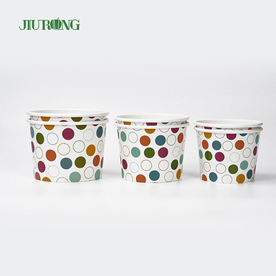 Food Grade Biodegradable Paper Cups 18oz Ramah Lingkungan untuk Es Krim