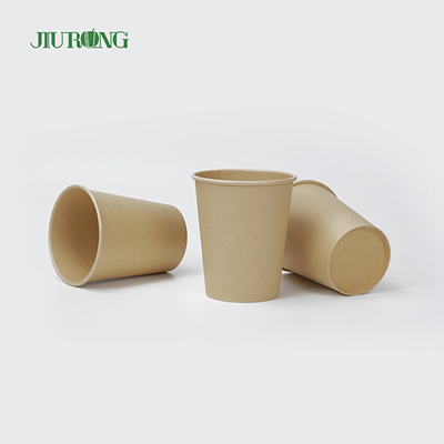 Cangkir Kopi Kertas Sekali Pakai Biodegradable Dinding Tunggal 6oz 7oz