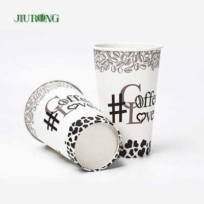 9oz PE Coated Compostible Biodegradable Paper Cups Untuk Minuman Dingin