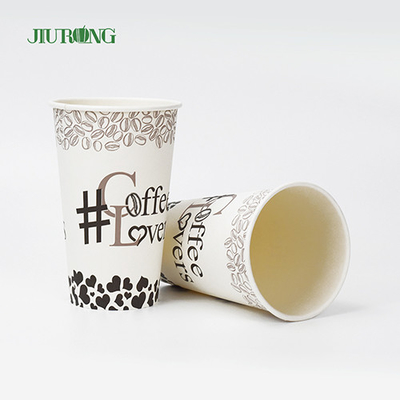 9oz PE Coated Compostible Biodegradable Paper Cups Untuk Minuman Dingin