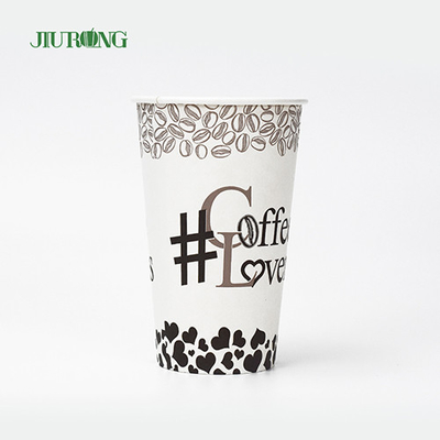 9oz PE Coated Compostible Biodegradable Paper Cups Untuk Minuman Dingin