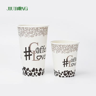 9oz PE Coated Compostible Biodegradable Paper Cups Untuk Minuman Dingin