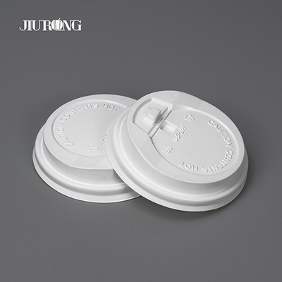 Minuman Panas Sekali Pakai Paper Cup Cover White Biodegradable Jiurong