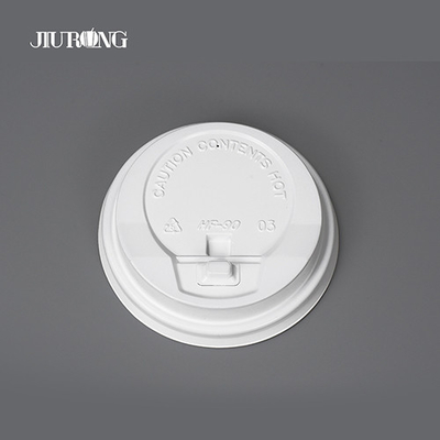 Minuman Panas Sekali Pakai Paper Cup Cover White Biodegradable Jiurong