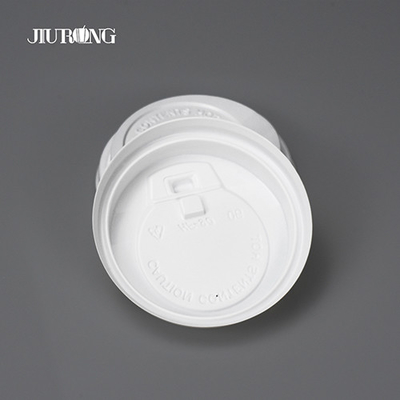 Minuman Panas Sekali Pakai Paper Cup Cover White Biodegradable Jiurong