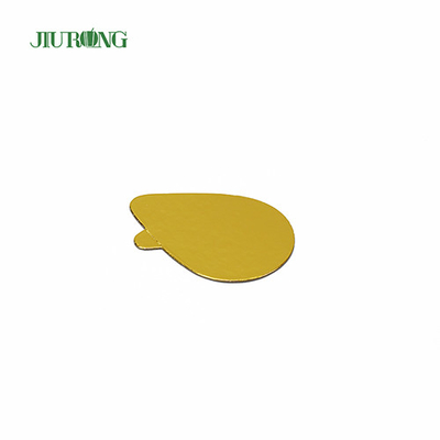 100*65mm Papan Kue Sekali Pakai Food Grade Foil Paper Oval Cake Drums