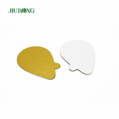 100*65mm Papan Kue Sekali Pakai Food Grade Foil Paper Oval Cake Drums