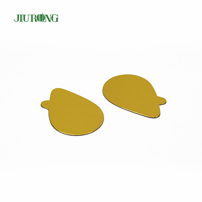 100*65mm Papan Kue Sekali Pakai Food Grade Foil Paper Oval Cake Drums