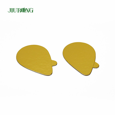 100*65mm Papan Kue Sekali Pakai Food Grade Foil Paper Oval Cake Drums