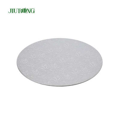 MDF Kertas Bergelombang Papan Kue Bulat Emas 10 Inch JIURONG yang Dapat Didaur Ulang