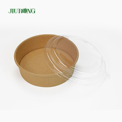 Mangkuk Kertas Biodegradable Ramah Lingkungan Berkelanjutan 1500ml untuk Roti Hamburger