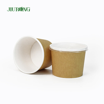 Food Grade Biodegradable Paper Bowl Dapat Didaur Ulang 30 Oz Ice Cream Paper Cup
