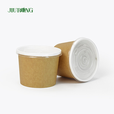 Food Grade Biodegradable Paper Bowl Dapat Didaur Ulang 30 Oz Ice Cream Paper Cup