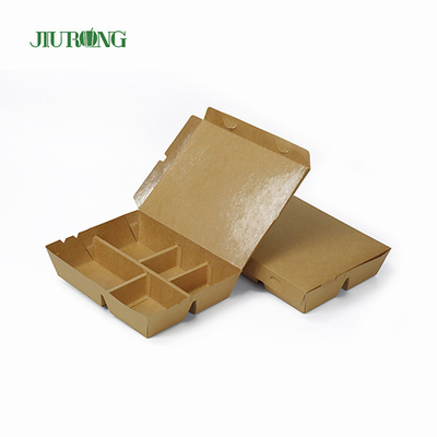 F Flute Burger Wadah Kertas Biodegradable