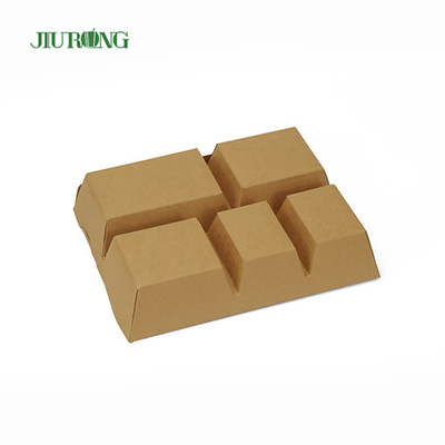 F Flute Burger Wadah Kertas Biodegradable