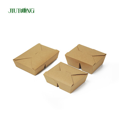 Kemasan Takeaway Wadah Kertas Biodegradable 1480ml Untuk Charcuterie