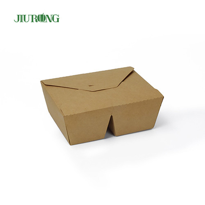 Kemasan Takeaway Wadah Kertas Biodegradable 1480ml Untuk Charcuterie