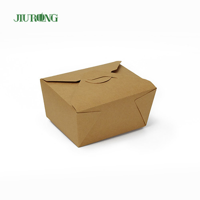 ODM Makanan Kertas Biodegradable Sekali Pakai Mengambil Wadah Anti Air