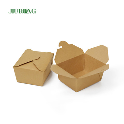 ODM Makanan Kertas Biodegradable Sekali Pakai Mengambil Wadah Anti Air