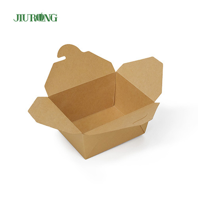 ODM Makanan Kertas Biodegradable Sekali Pakai Mengambil Wadah Anti Air