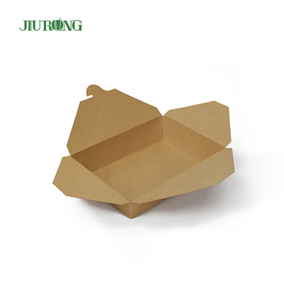 Wadah Kertas Kraft Biodegradable BOPS HIPS Sushi Takeaway Packaging