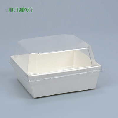 F Flute Daur Ulang Wadah Kertas Biodegradable Toko Makanan Cepat Saji OEM ODM