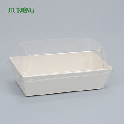 F Flute Daur Ulang Wadah Kertas Biodegradable Toko Makanan Cepat Saji OEM ODM